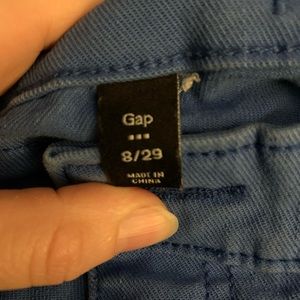 Gap ankle blue pants